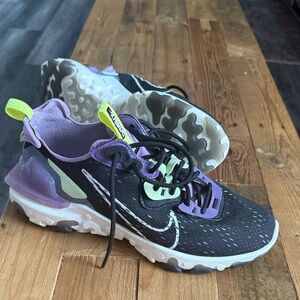 Nike Black and Lavender sneakers (SOLD)